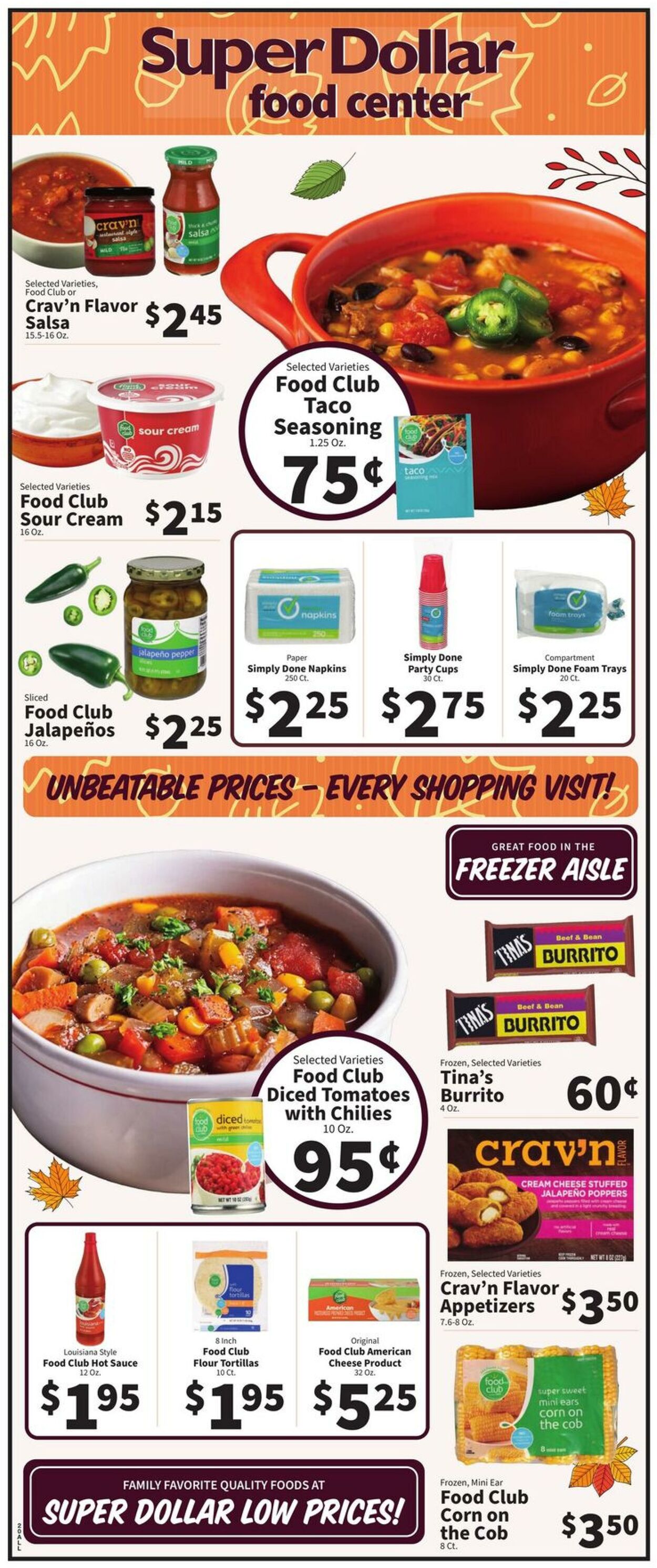 Weekly ad Super Dollar Stores 10/01/2025 - 10/07/2025