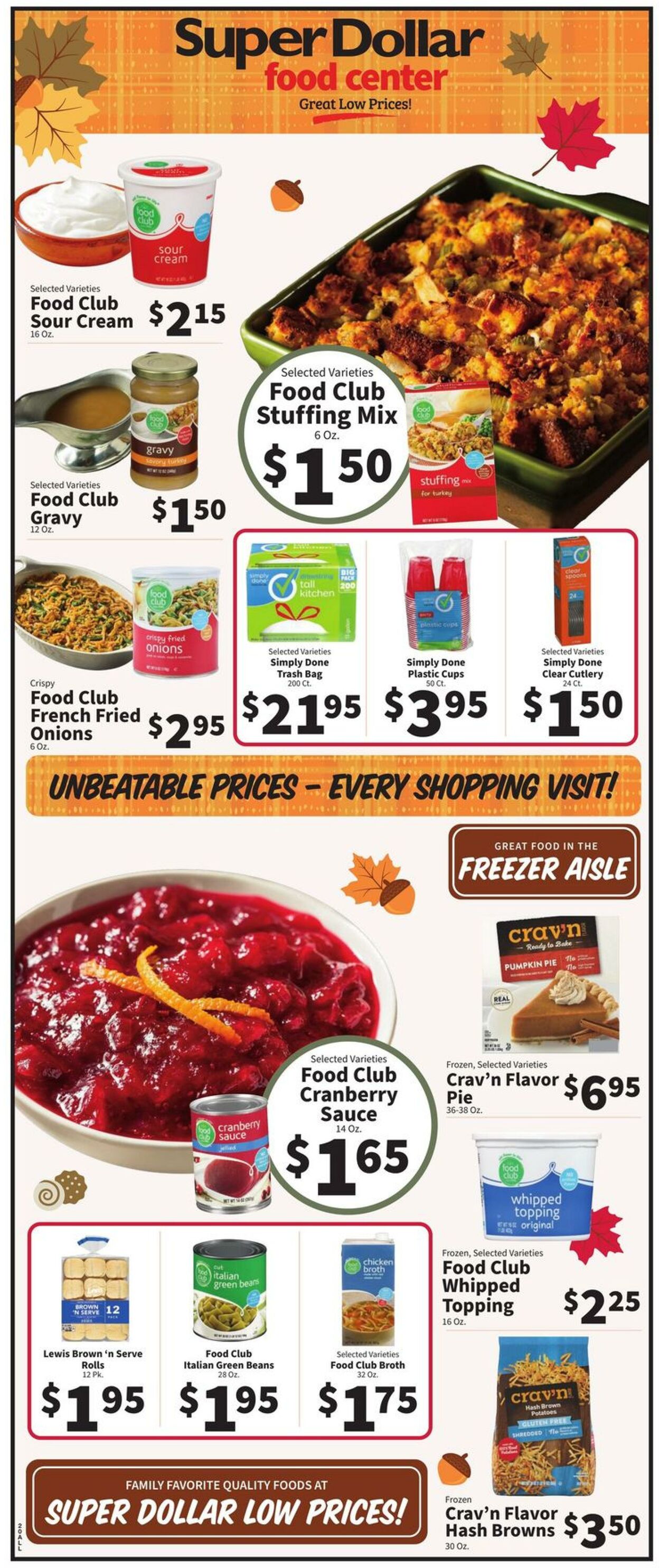 Weekly ad Super Dollar Stores 11/13/2024 - 11/19/2024