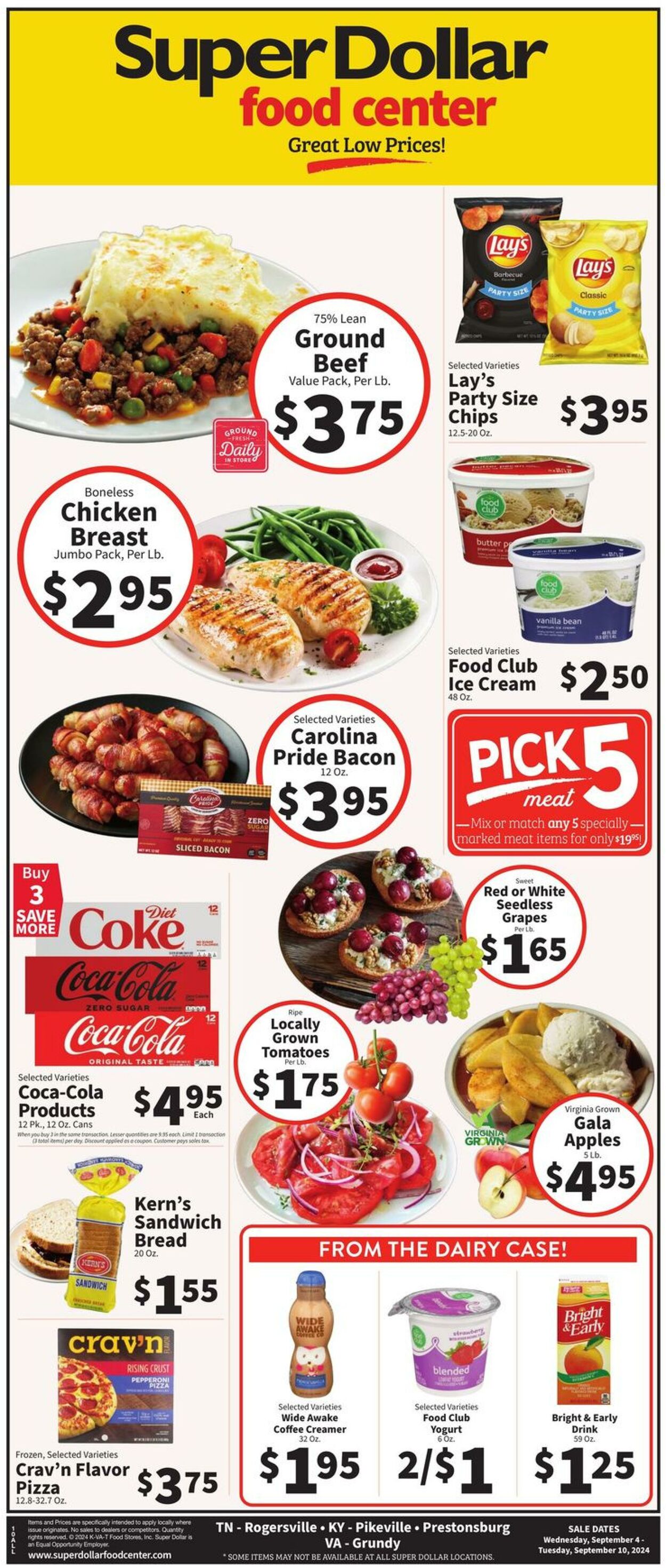 Weekly ad Super Dollar Stores 09/04/2024 - 09/10/2024