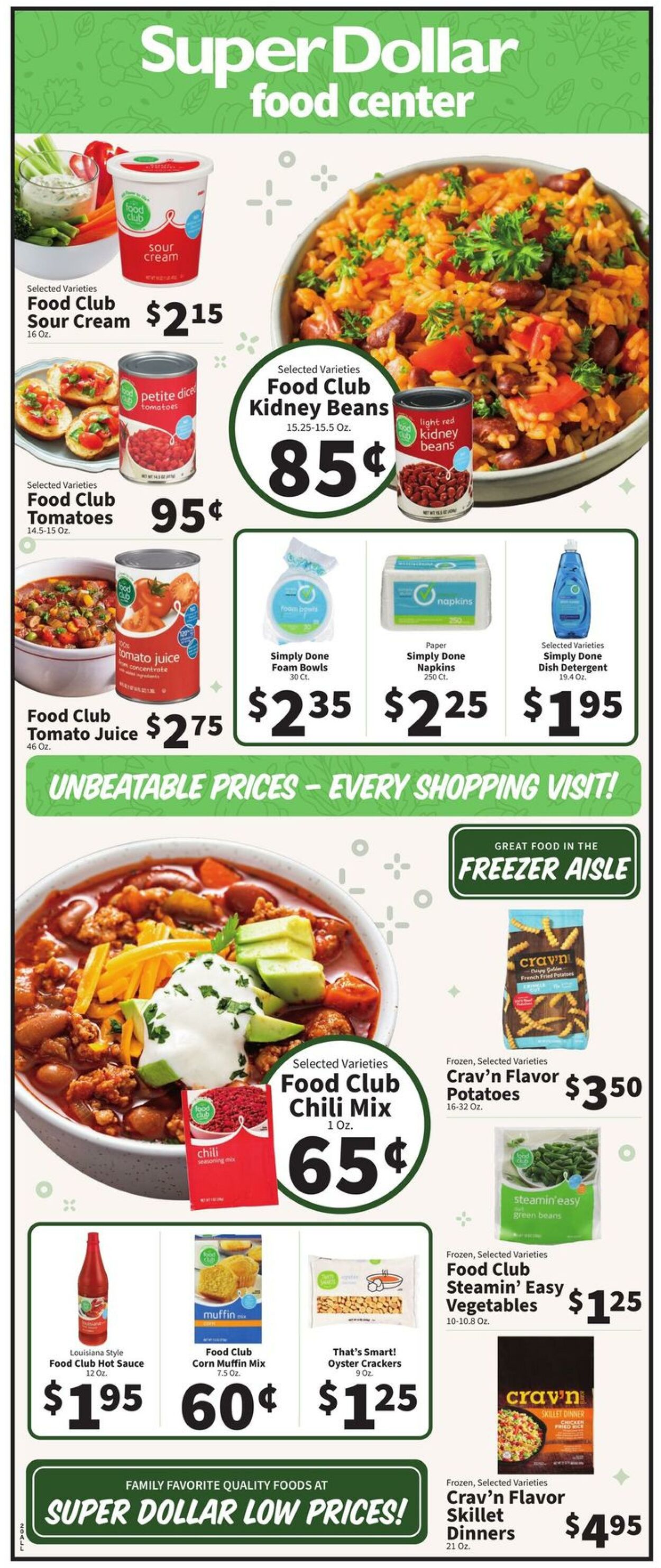 Weekly ad Super Dollar Stores 01/01/2025 - 01/07/2025