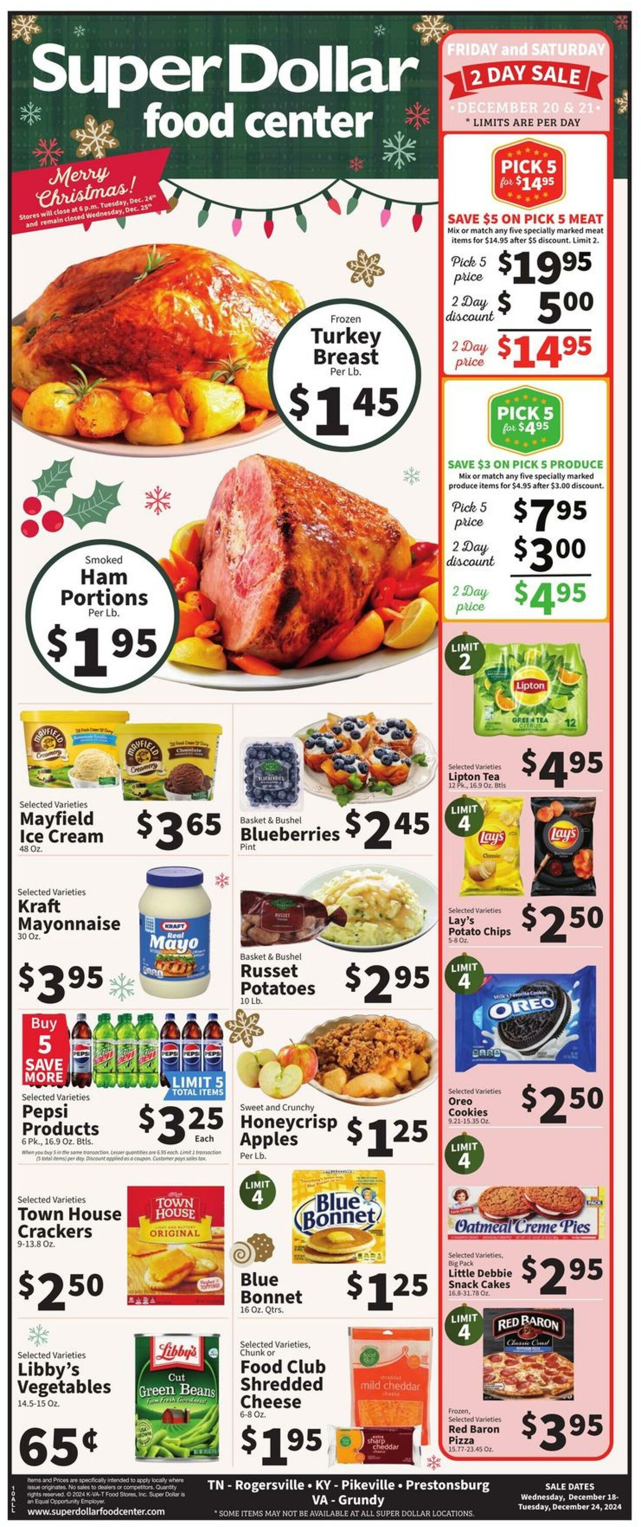 Weekly ad Super Dollar Stores 12/18/2024 - 12/24/2024