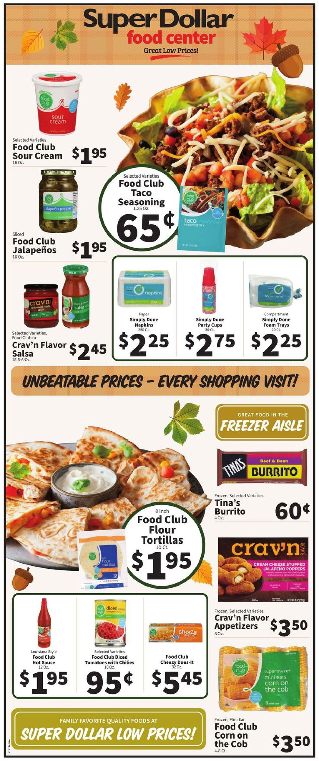 Weekly ad Super Dollar Stores 10/09/2024 - 10/15/2024