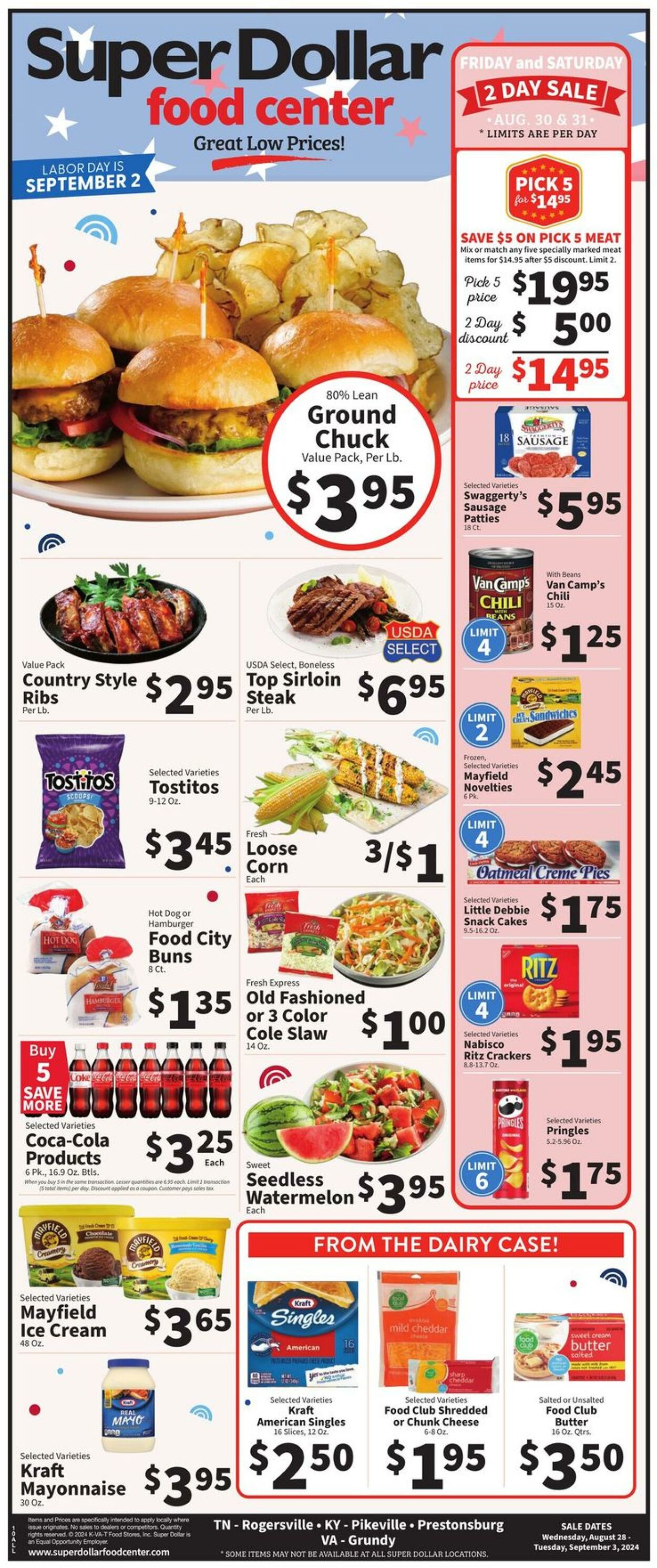 Weekly ad Super Dollar Stores 08/28/2024 - 09/03/2024