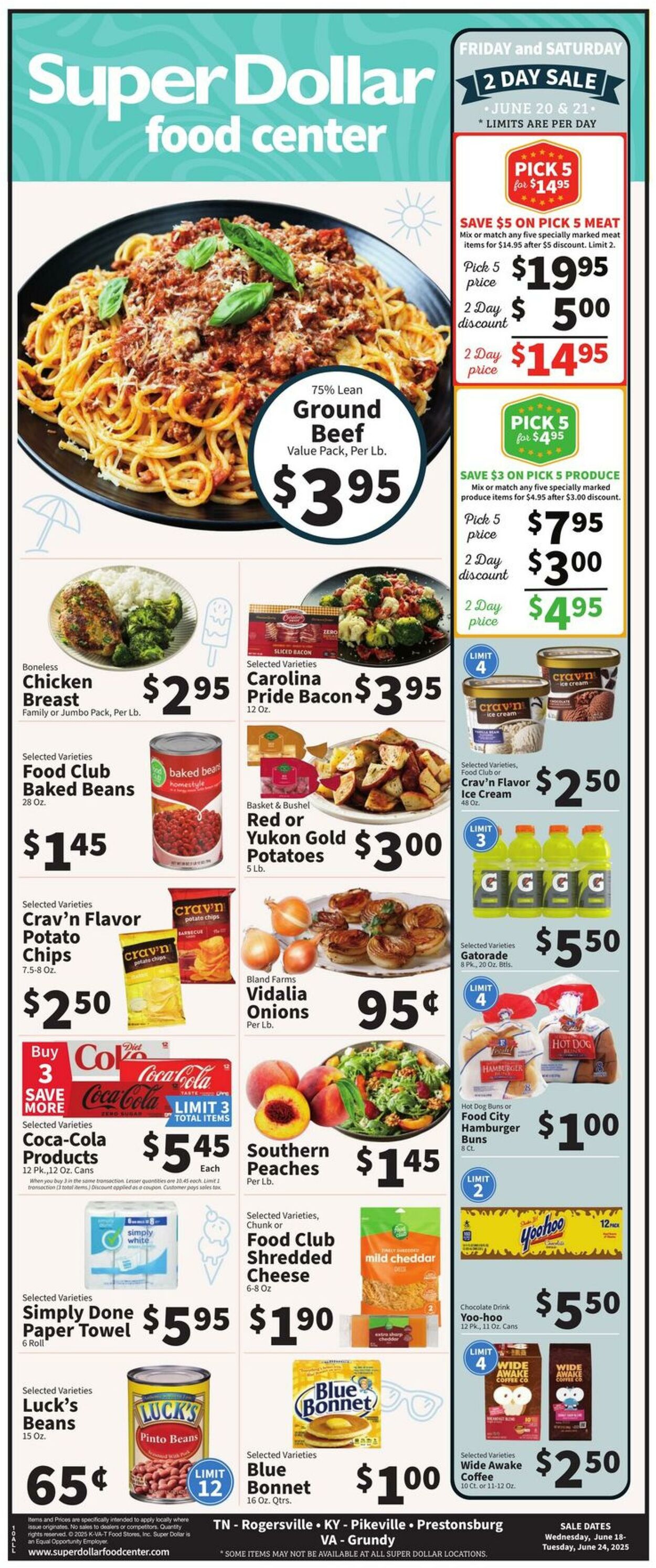 Weekly ad Super Dollar Stores 06/18/2025 - 06/24/2025