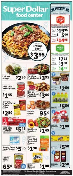 Weekly ad Super Dollar Stores 06/18/2025 - 06/24/2025