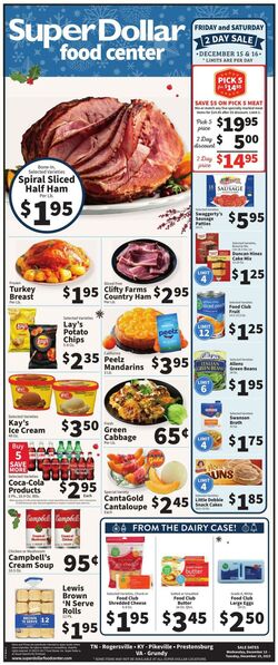 Weekly ad Super Dollar Stores 12/13/2023 - 12/19/2023