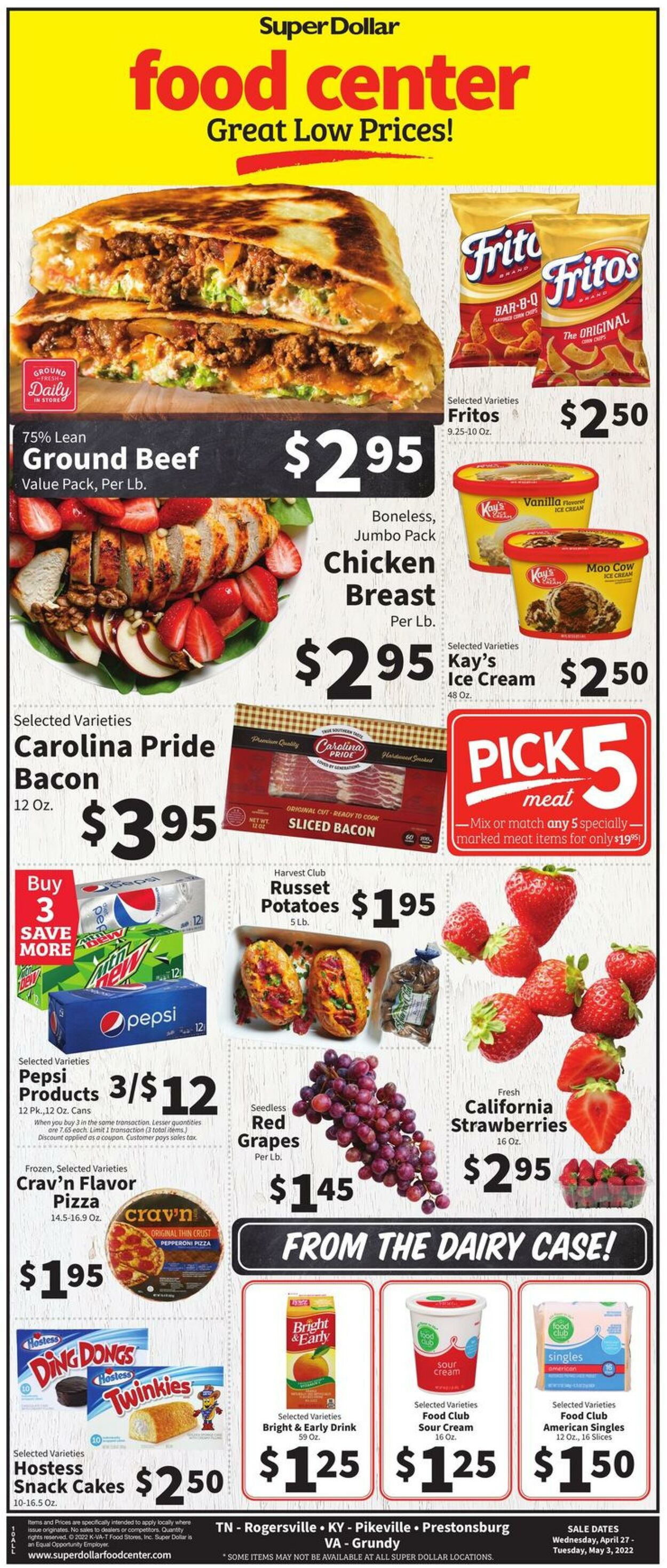 Weekly ad Super Dollar Stores 04/27/2022 - 05/03/2022
