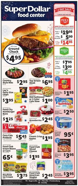 Weekly ad Super Dollar Stores 07/02/2025 - 07/08/2025