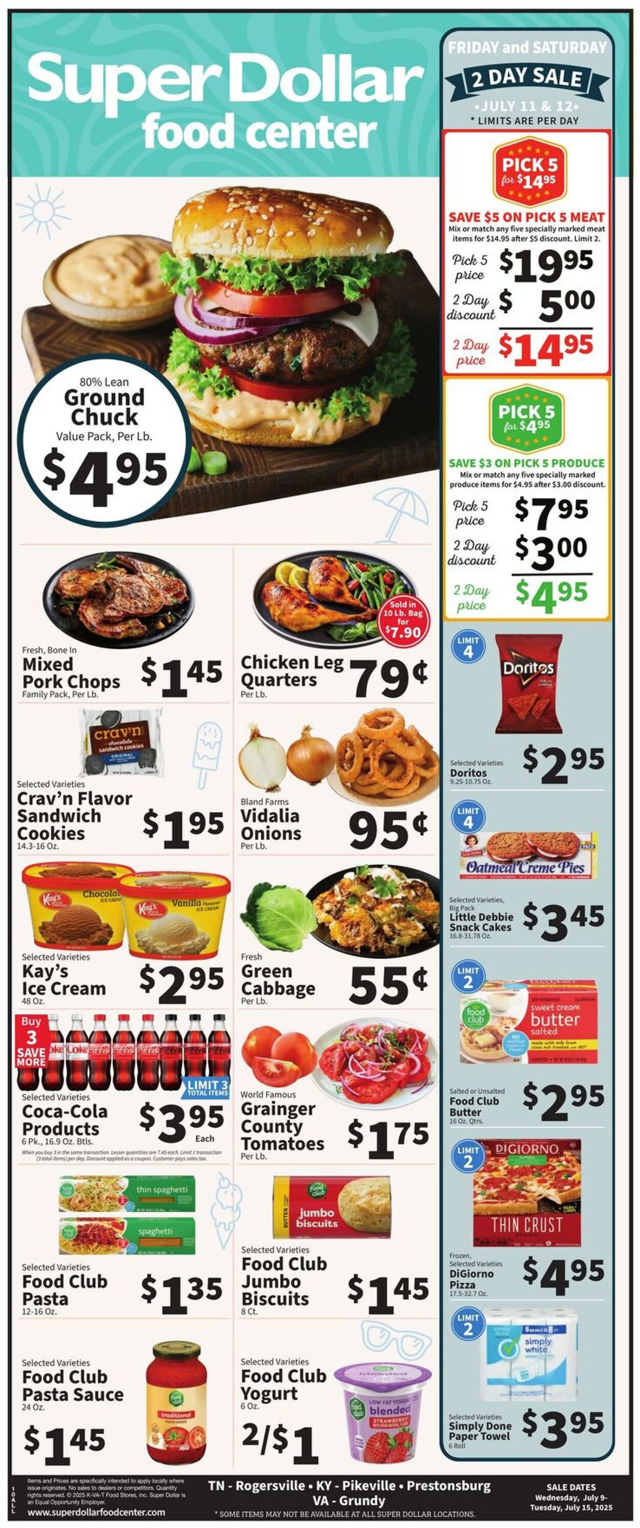 Weekly ad Super Dollar Stores 07/09/2025 - 07/15/2025