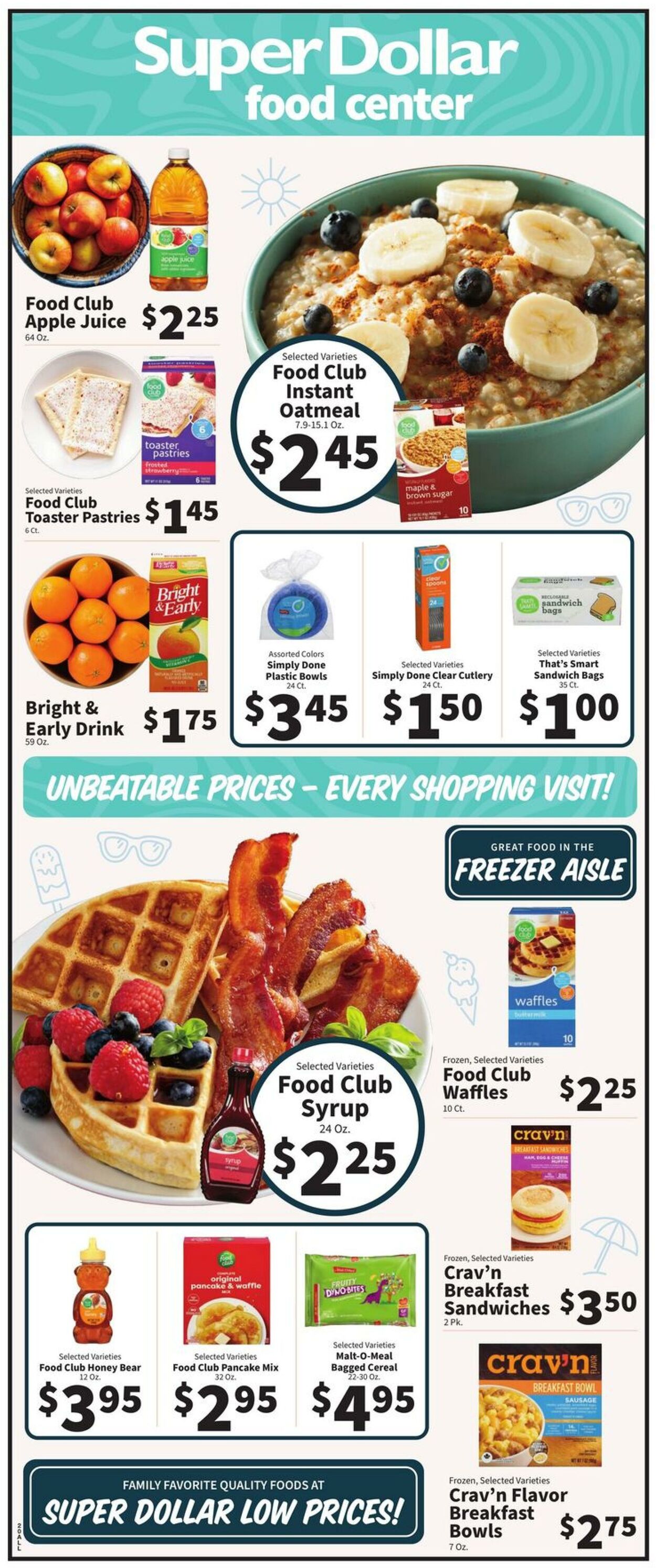 Weekly ad Super Dollar Stores 07/09/2025 - 07/15/2025