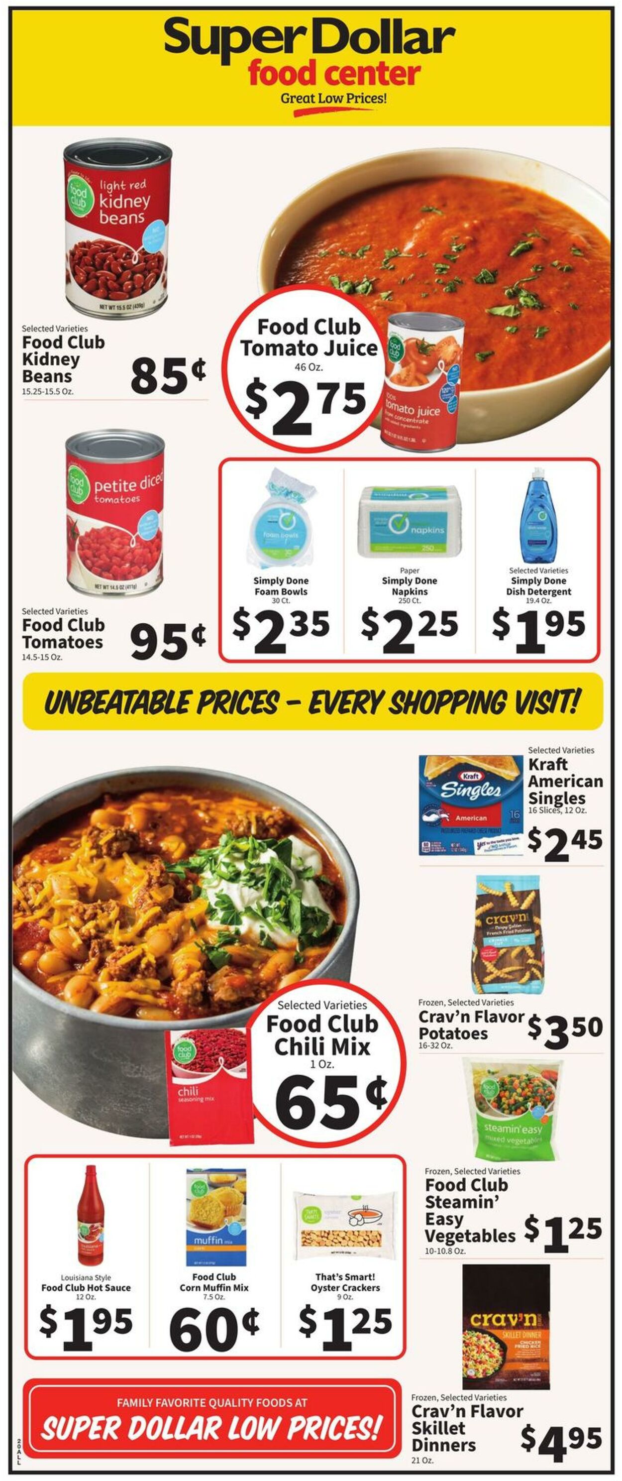 Weekly ad Super Dollar Stores 09/25/2024 - 10/01/2024