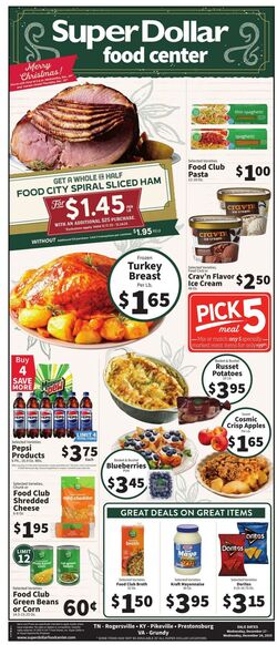 Weekly ad Super Dollar Stores 12/17/2025 - 12/24/2025