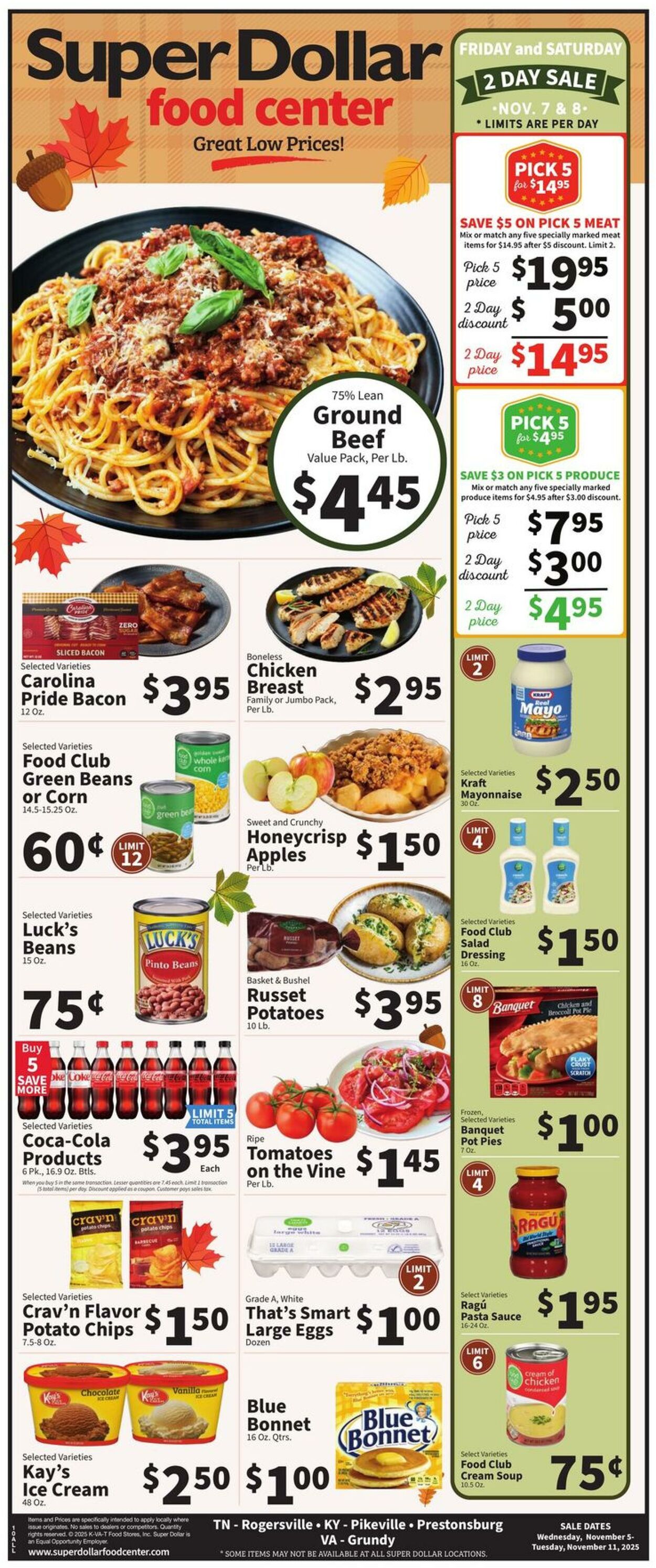 Weekly ad Super Dollar Stores 11/05/2025 - 11/11/2025