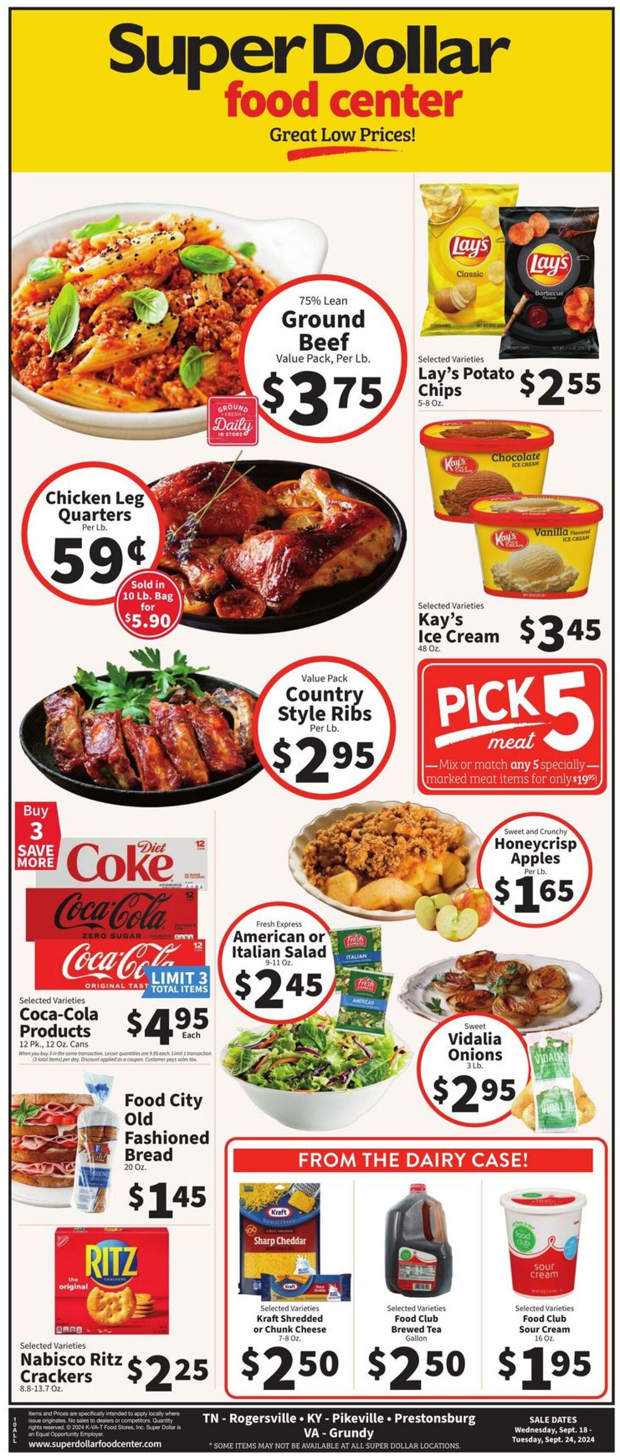 Weekly ad Super Dollar Stores 09/18/2024 - 09/24/2024