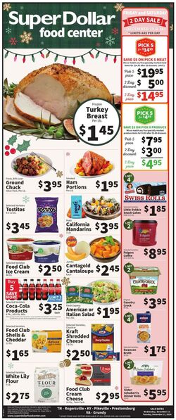 Weekly ad Super Dollar Stores 12/11/2024 - 12/17/2024