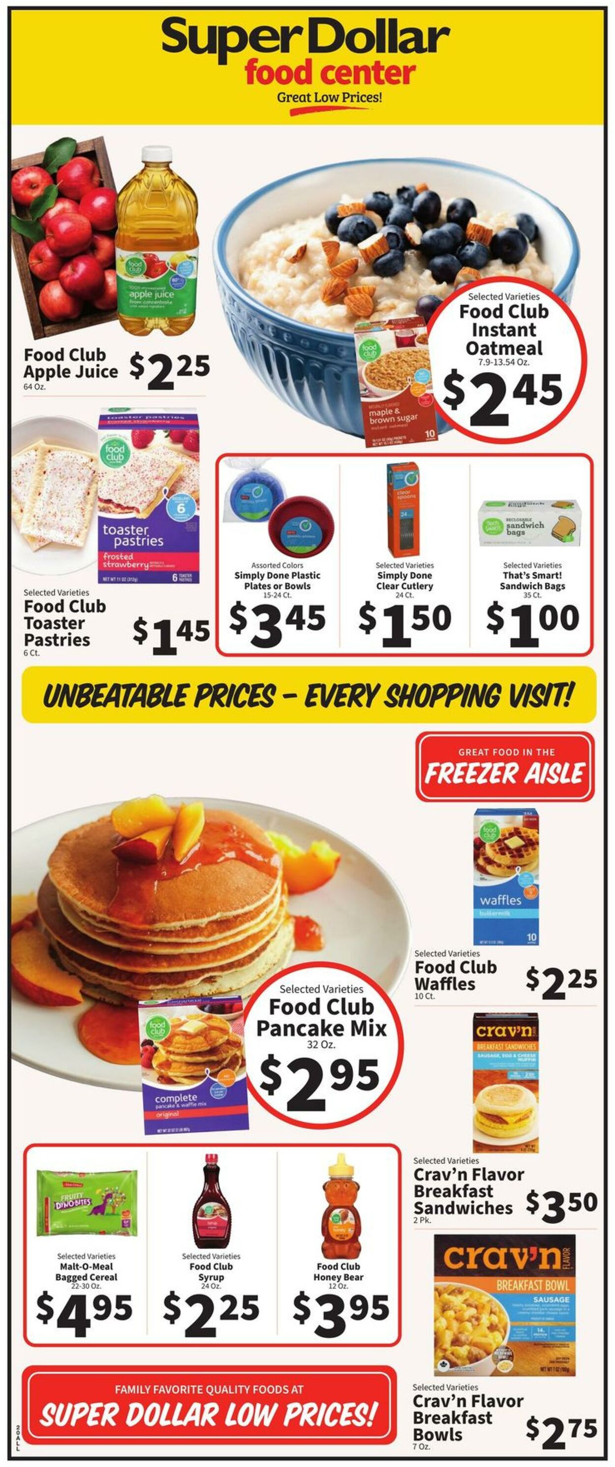 Weekly ad Super Dollar Stores 08/07/2024 - 08/13/2024