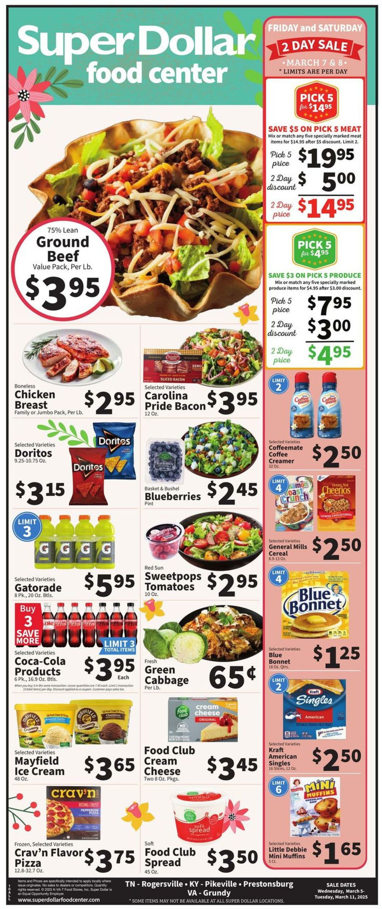 Super Dollar Stores Promotional weekly ads