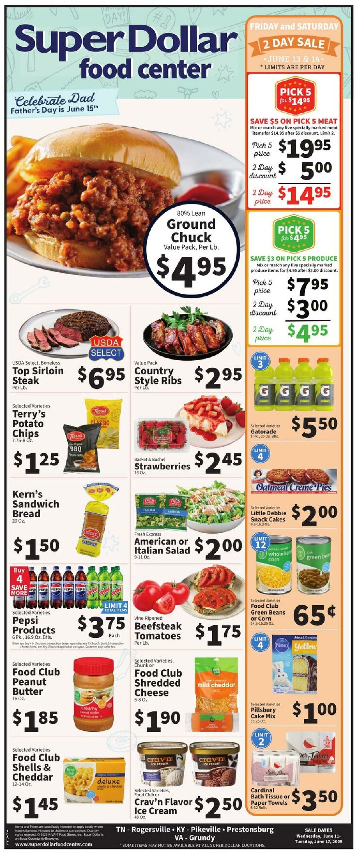 Weekly ad Super Dollar Stores 06/11/2025 - 06/17/2025