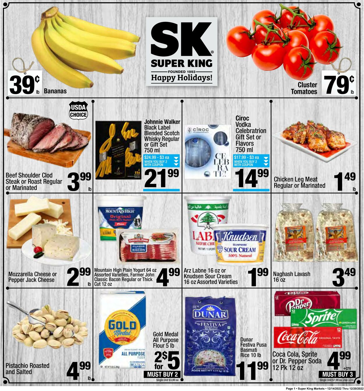 Weekly ad Super King Markets 12/14/2022-12/20/2022