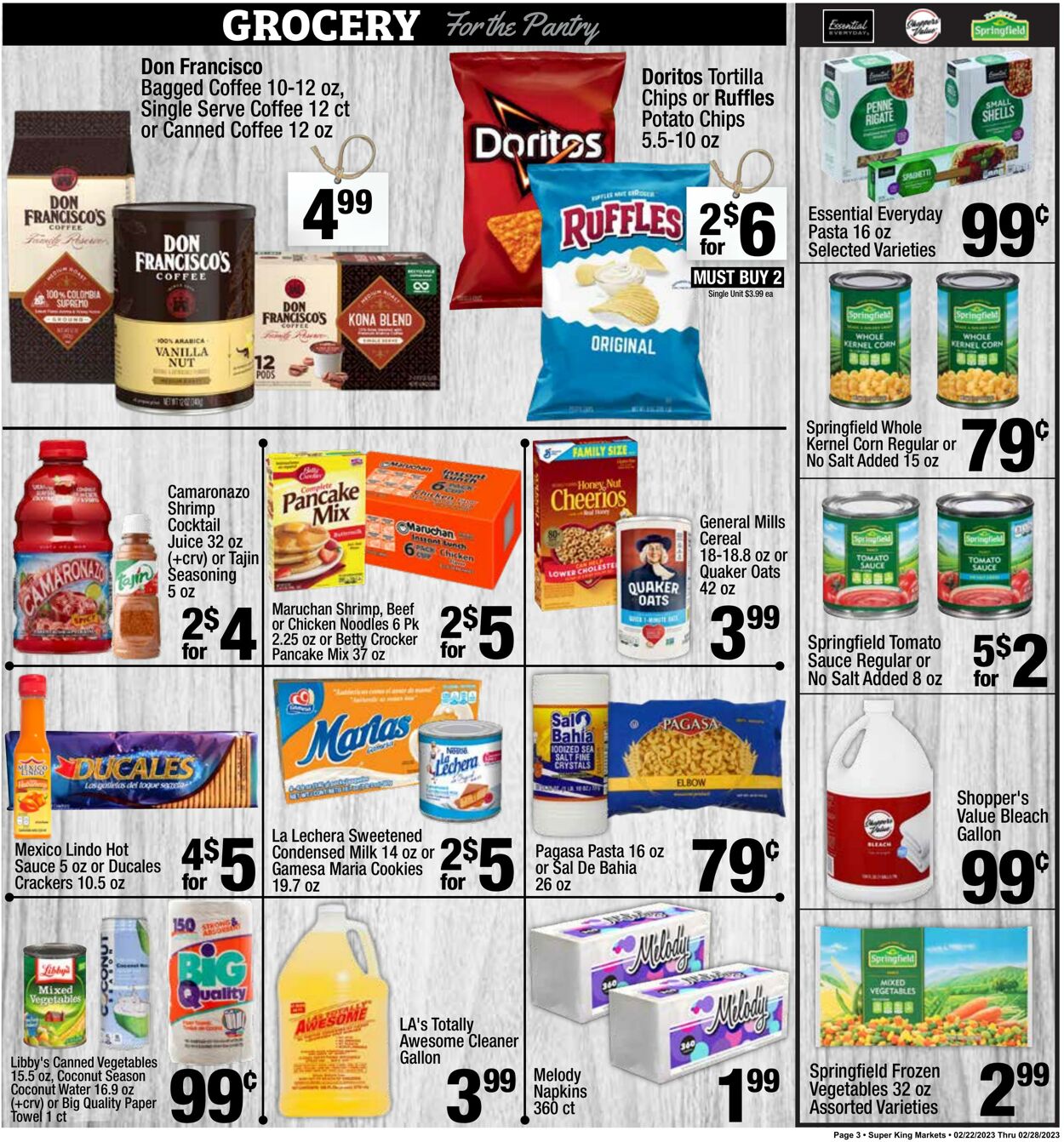 Weekly ad Super King Markets 02/22/2023 - 02/28/2023