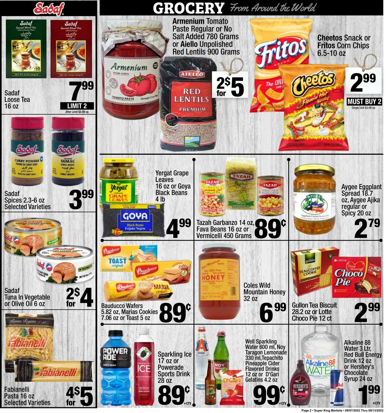 Weekly ad Super King Markets 09/07/2022 - 09/13/2022