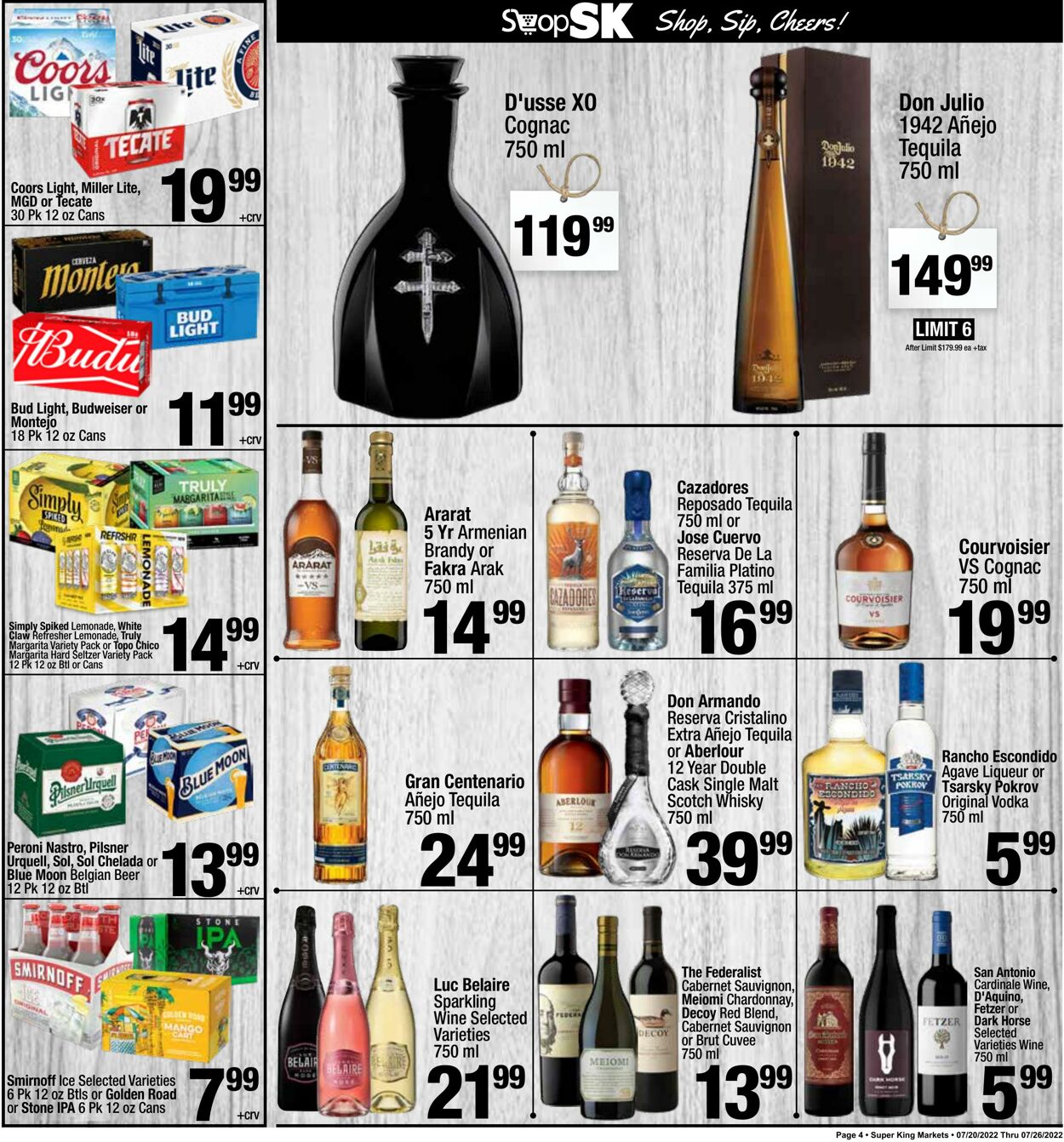 Weekly ad Super King Markets 07/20/2022 - 07/26/2022