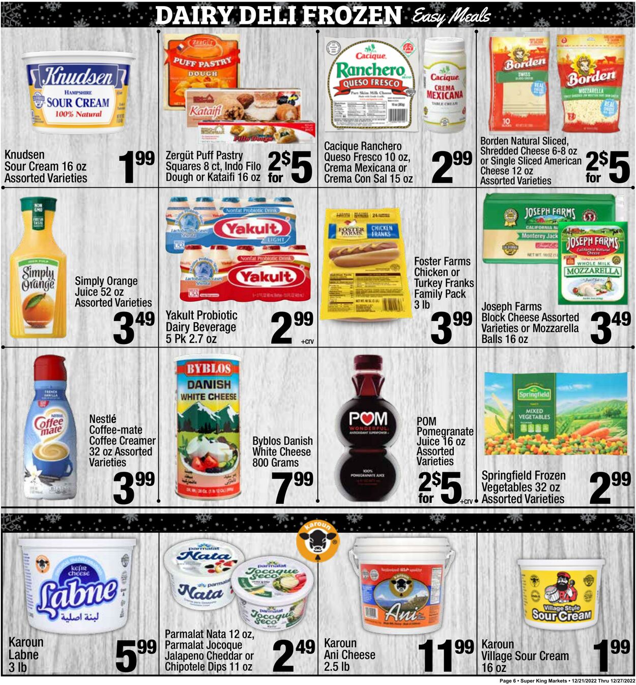 Weekly ad Super King Markets 12/21/2022 - 12/27/2022