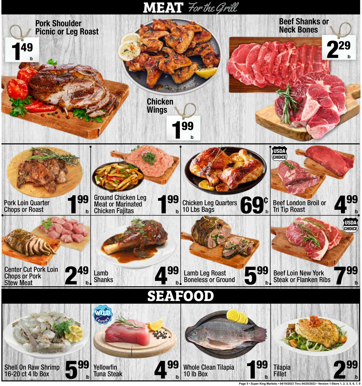 Weekly ad Super King Markets 04/19/2023 - 04/25/2023
