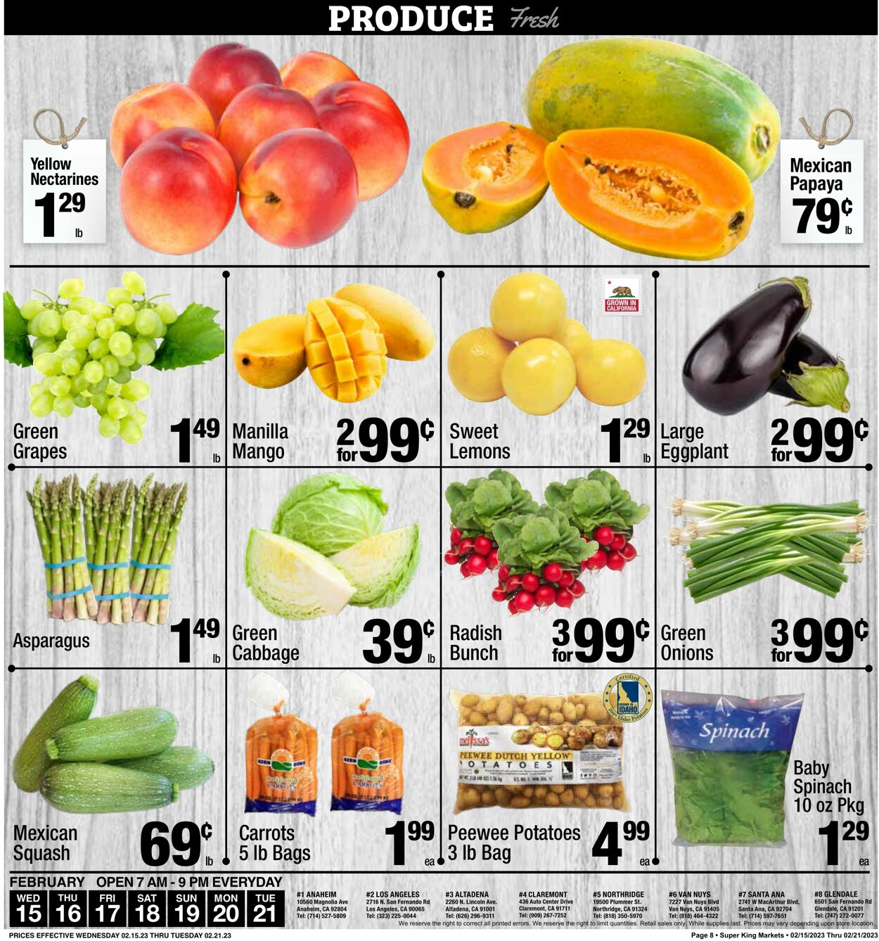 Weekly ad Super King Markets 02/15/2023 - 02/21/2023