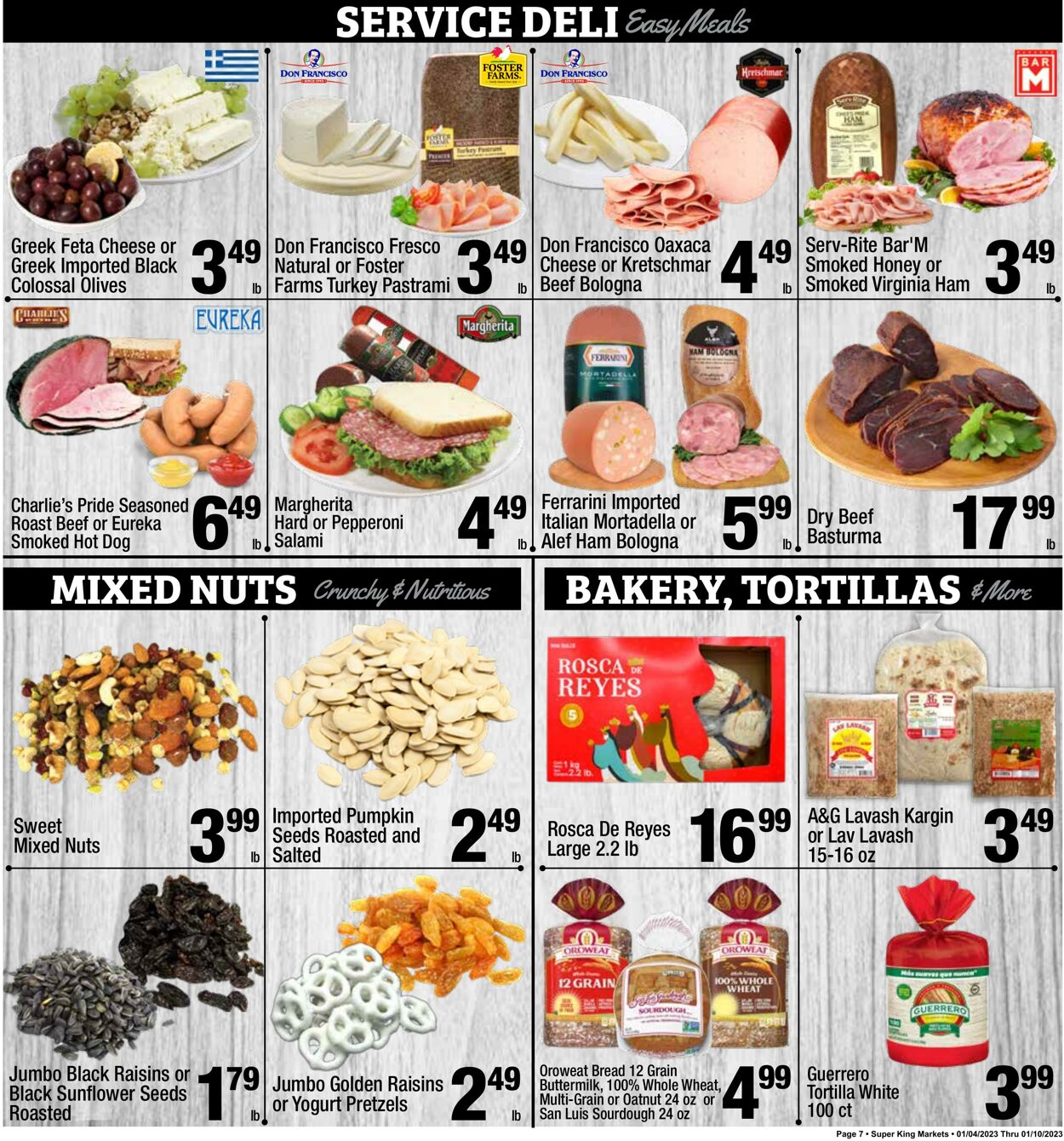 Weekly ad Super King Markets 01/04/2023 - 01/10/2023