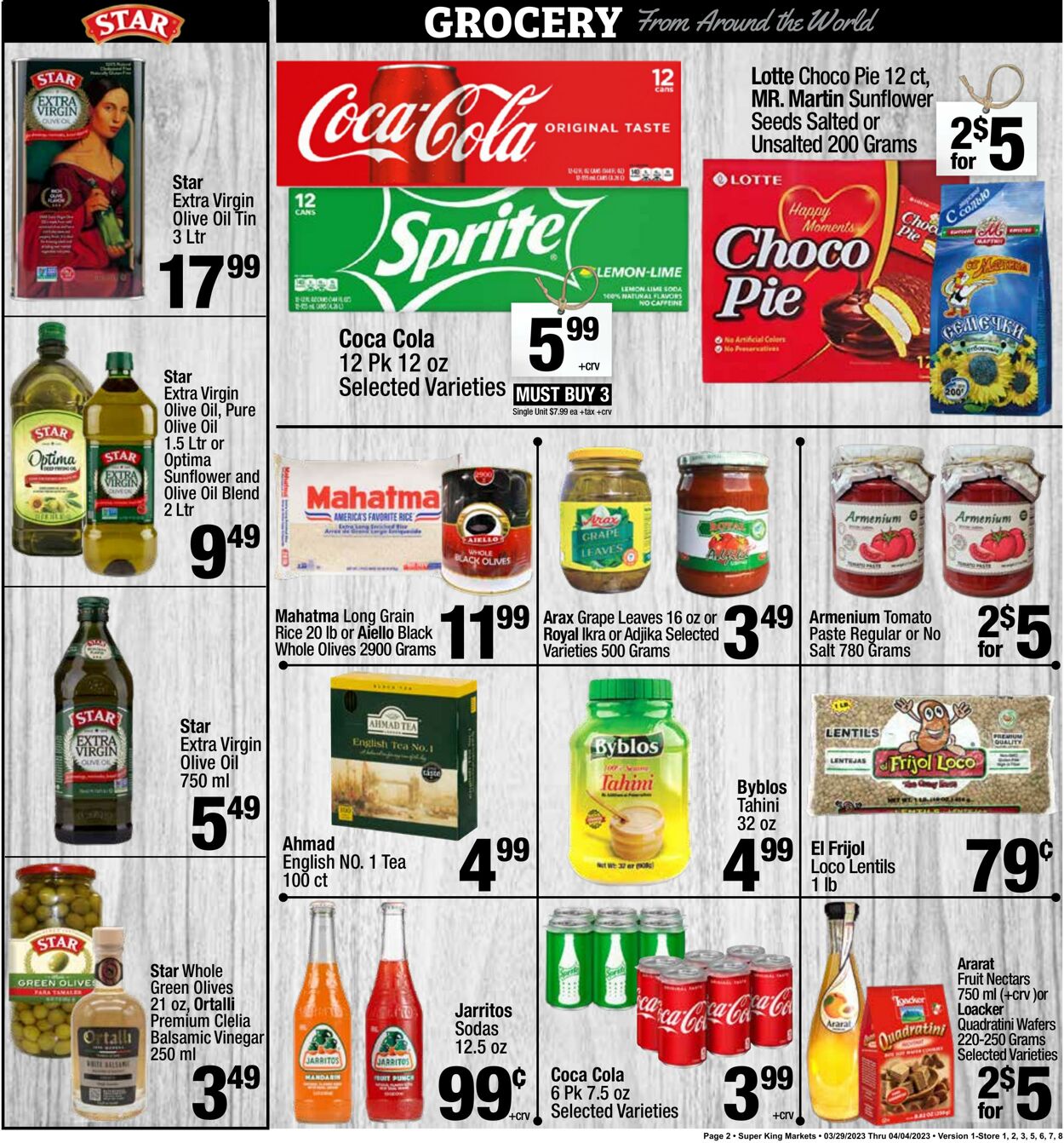 Weekly ad Super King Markets 03/29/2023 - 04/04/2023