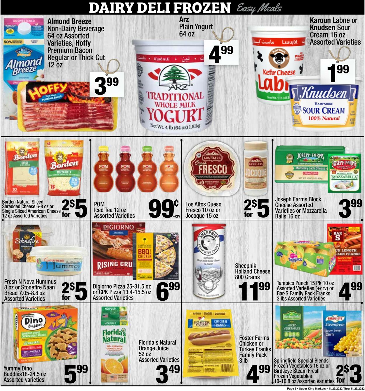 Weekly ad Super King Markets 11/23/2022 - 11/29/2022