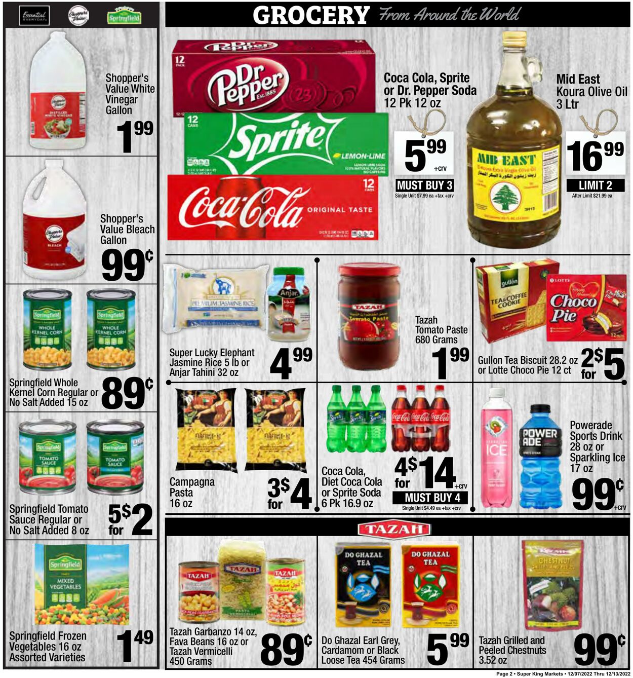 Weekly ad Super King Markets 12/07/2022 - 12/13/2022