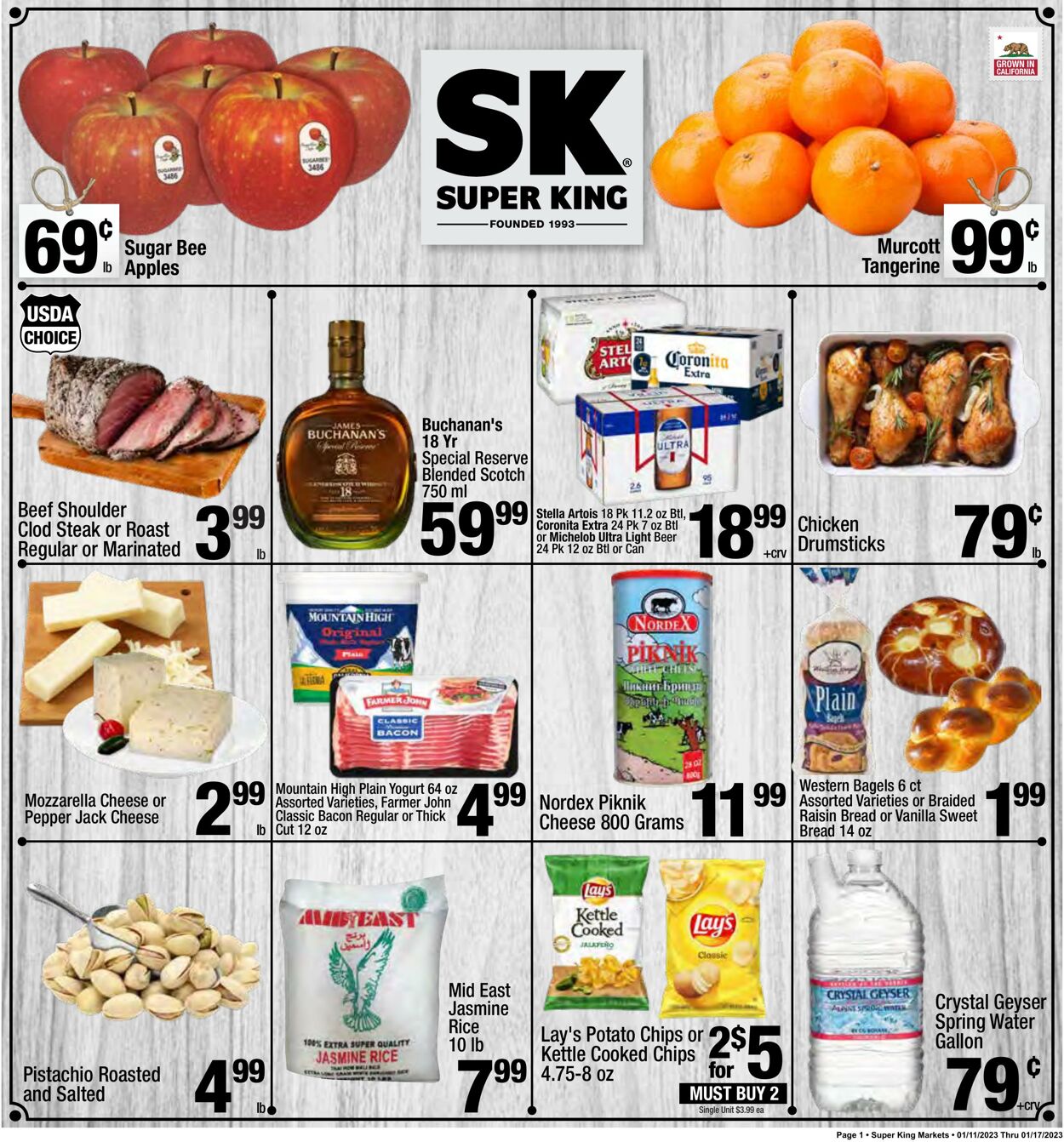 Weekly ad Super King Markets 01/11/2023-01/17/2023