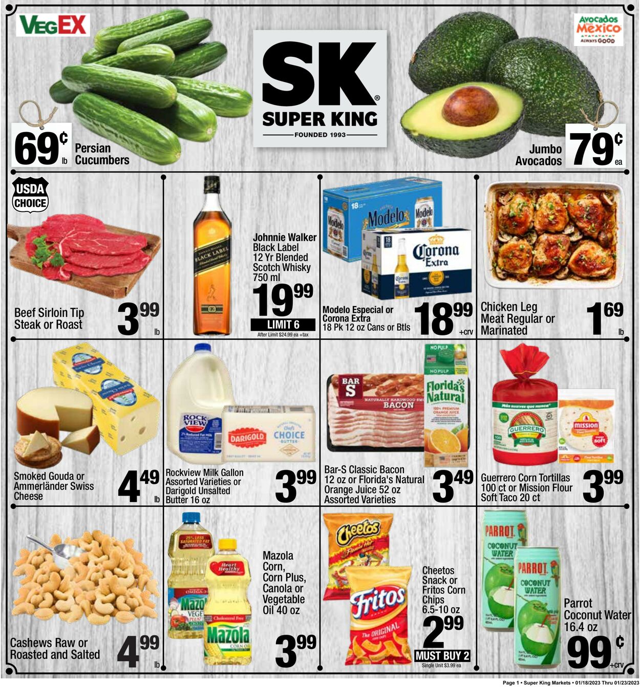 Weekly ad Super King Markets 01/18/2023 - 01/24/2023
