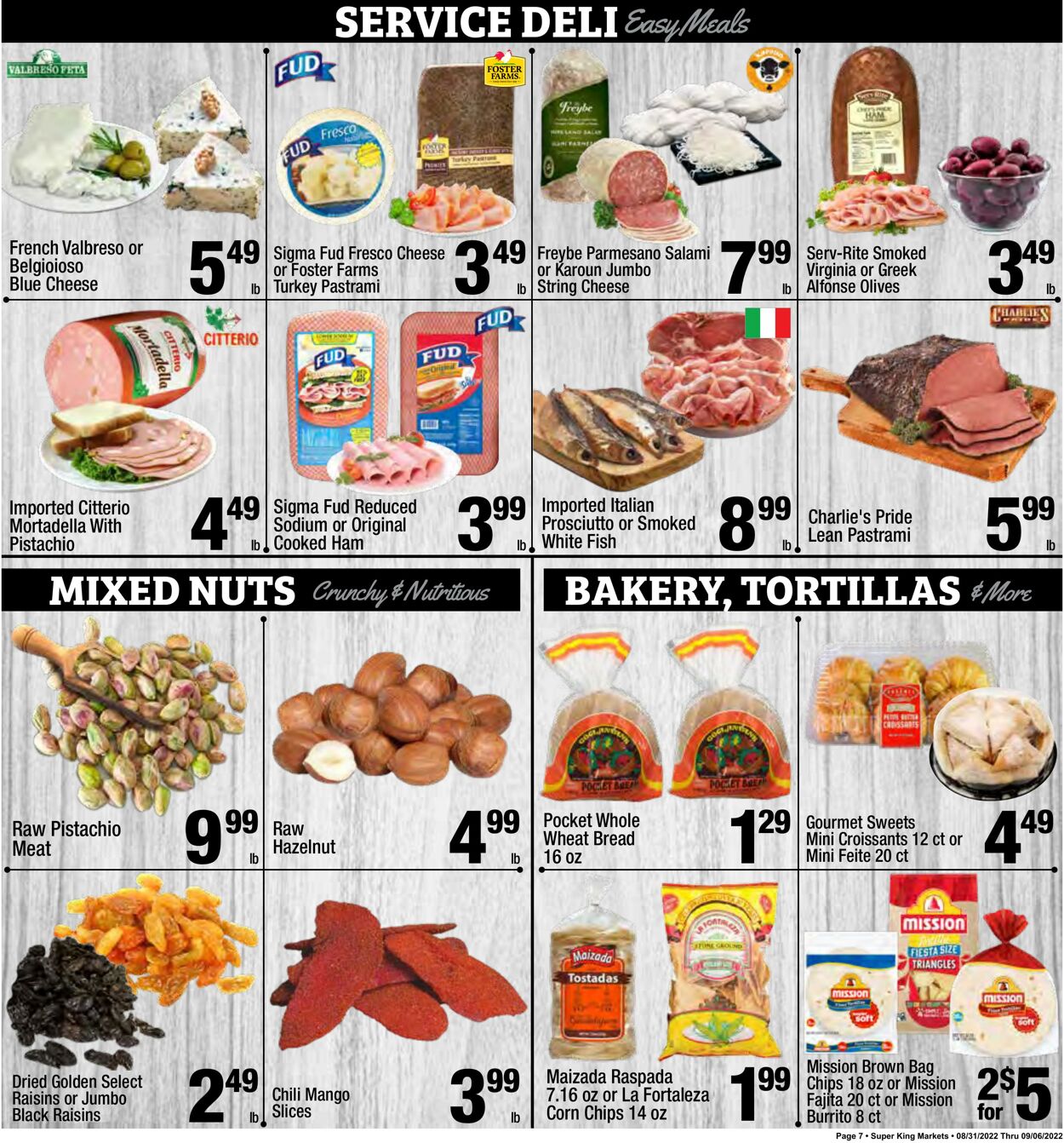 Weekly ad Super King Markets 08/31/2022 - 09/06/2022