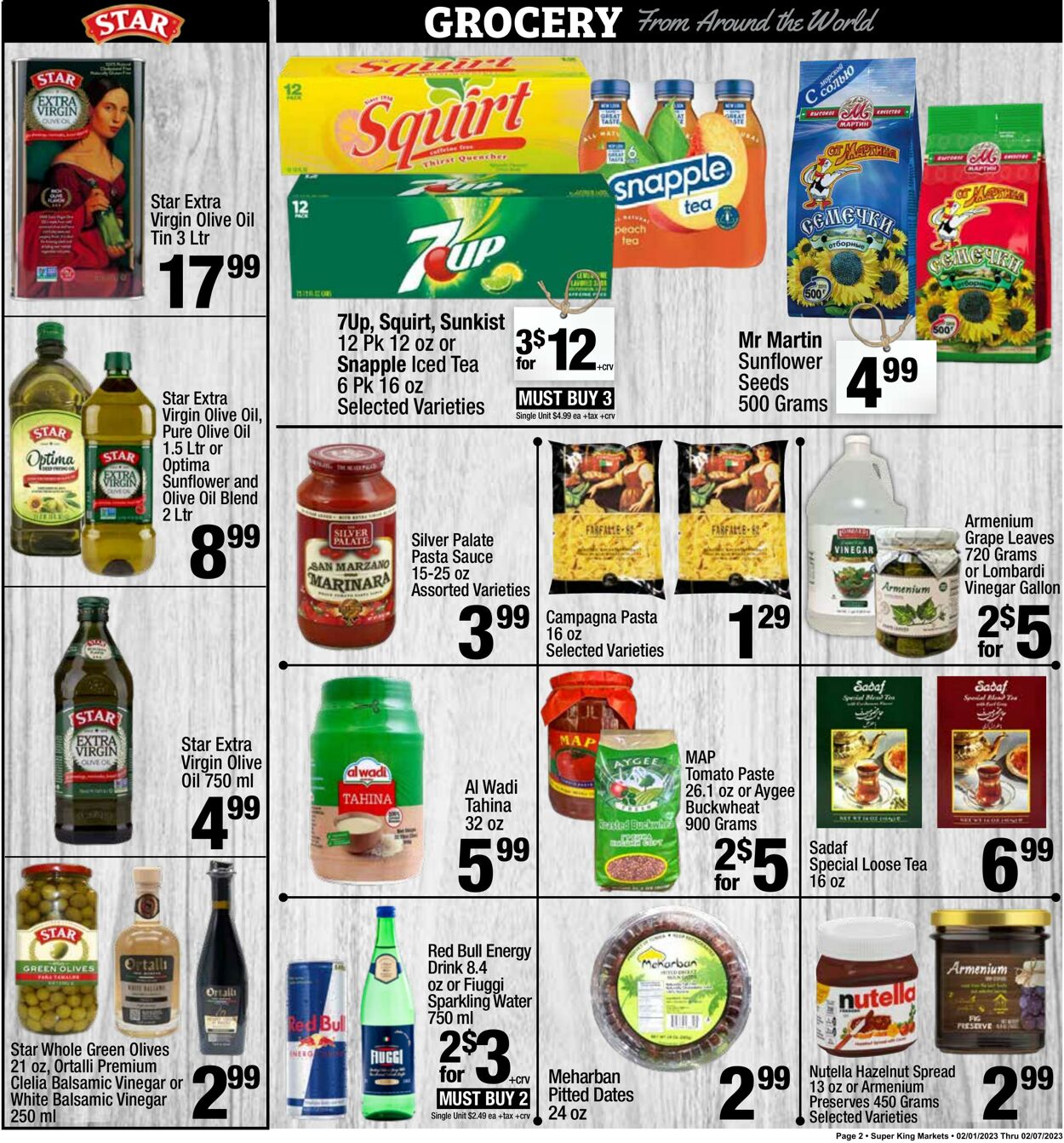 Weekly ad Super King Markets 02/01/2023 - 02/07/2023