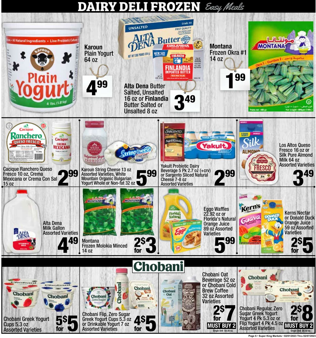 Weekly ad Super King Markets 02/01/2023 - 02/07/2023