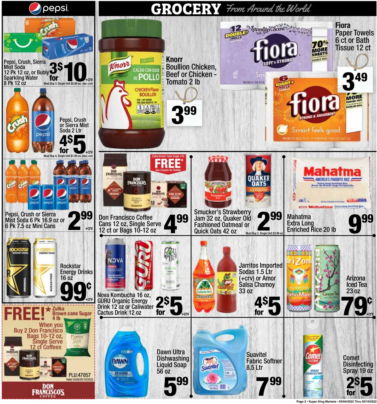 Weekly ad Super King Markets 05/04/2022 - 05/10/2022