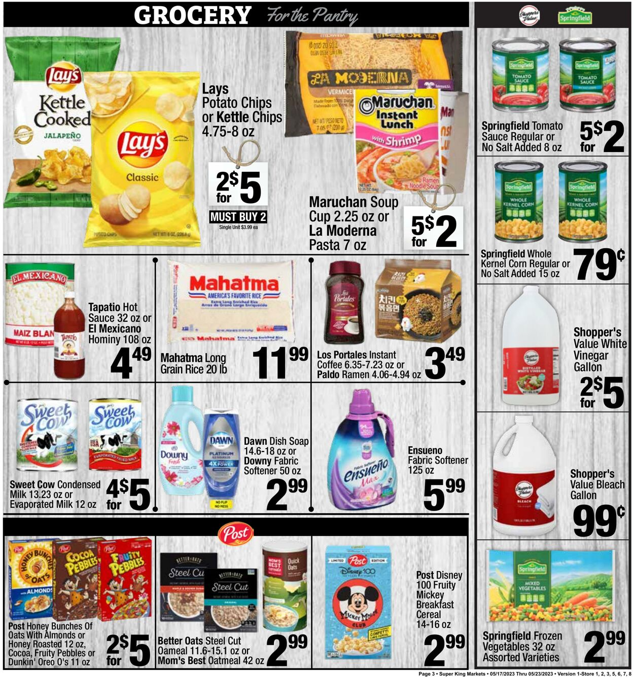 Weekly ad Super King Markets 05/17/2023 - 05/23/2023