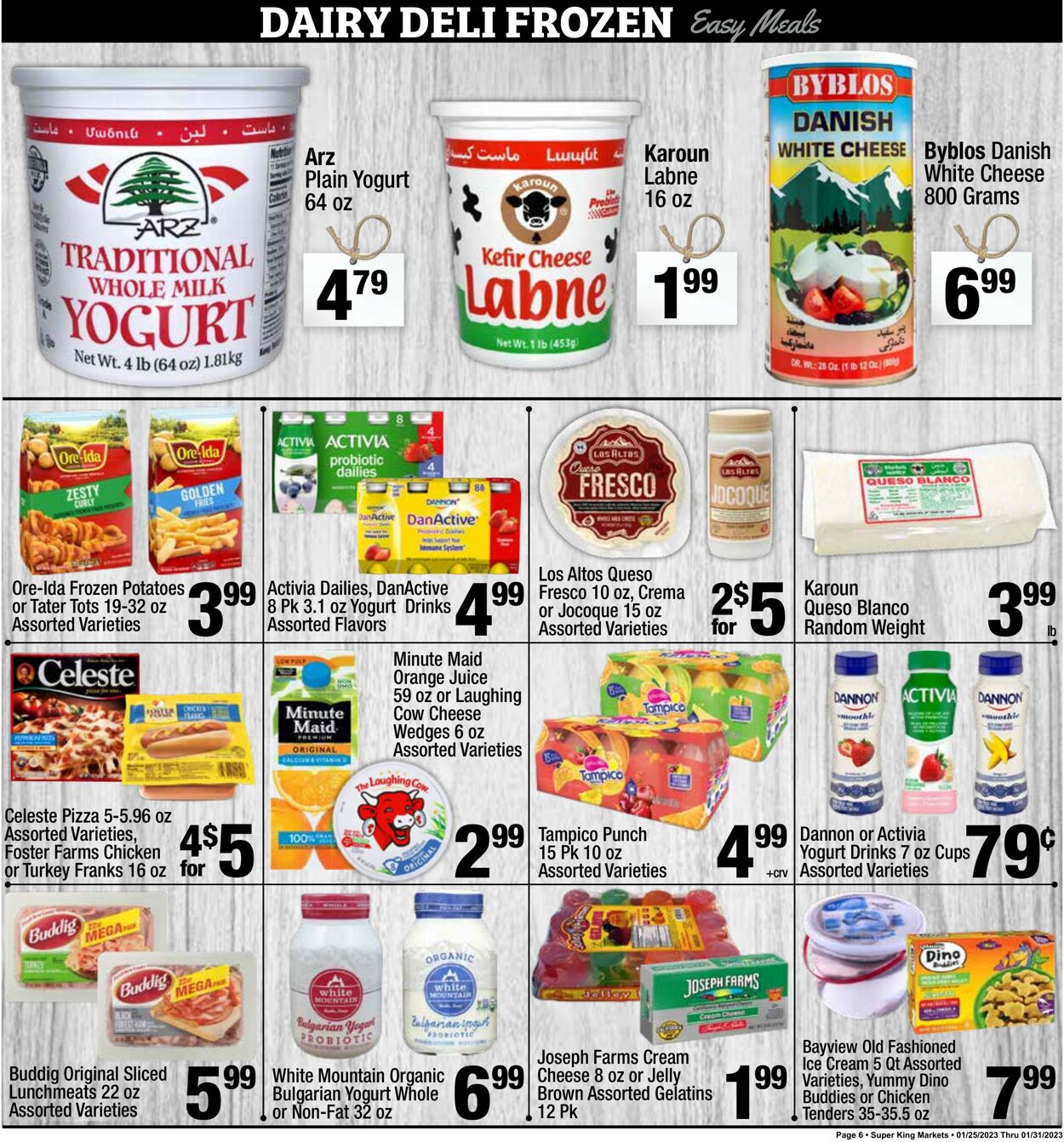 Weekly ad Super King Markets 01/25/2023 - 01/31/2023
