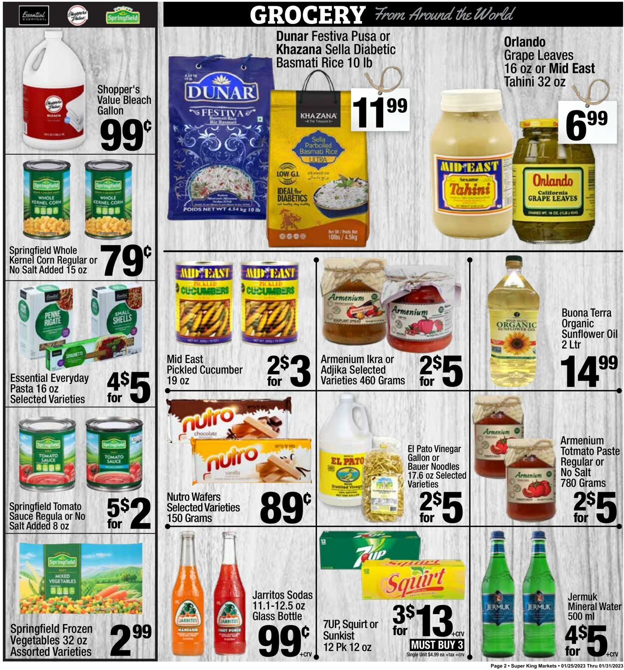 Weekly ad Super King Markets 01/25/2023 - 01/31/2023