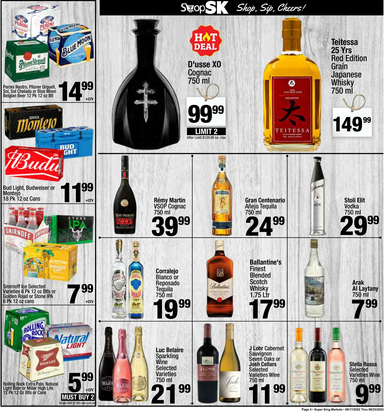 Weekly ad Super King Markets 08/17/2022 - 08/23/2022
