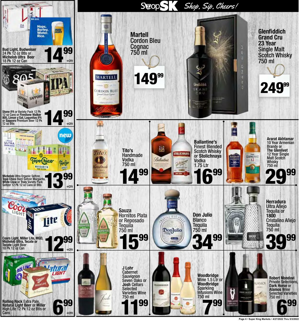 Weekly ad Super King Markets 04/27/2022 - 05/03/2022