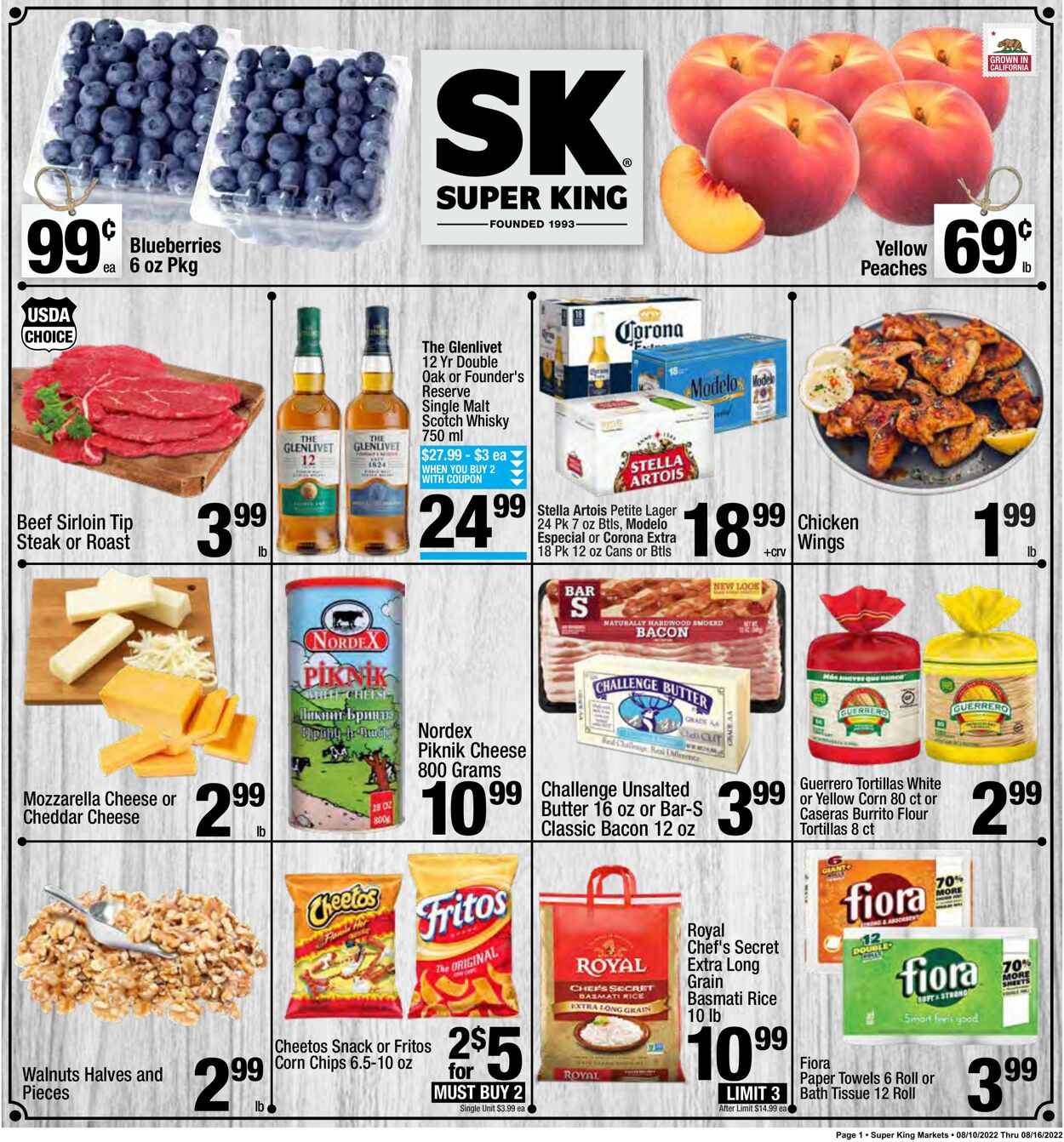 Weekly ad Super King Markets 08/10/2022 - 08/16/2022