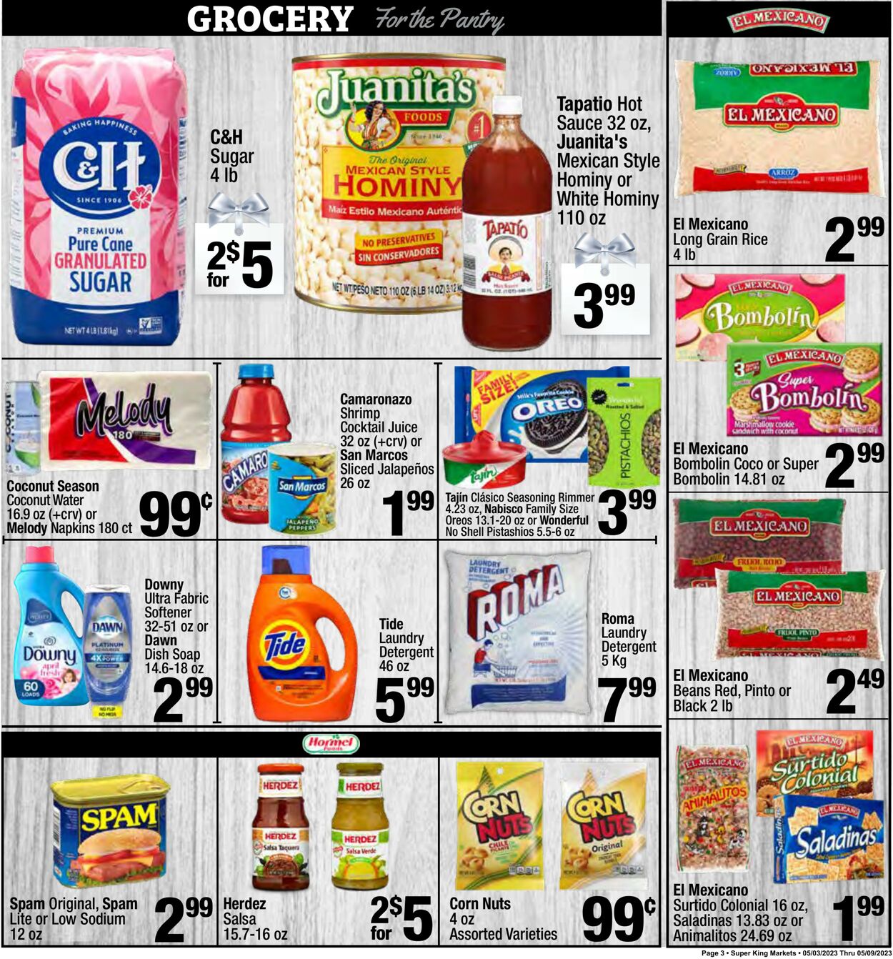 Weekly ad Super King Markets 05/03/2023 - 05/09/2023