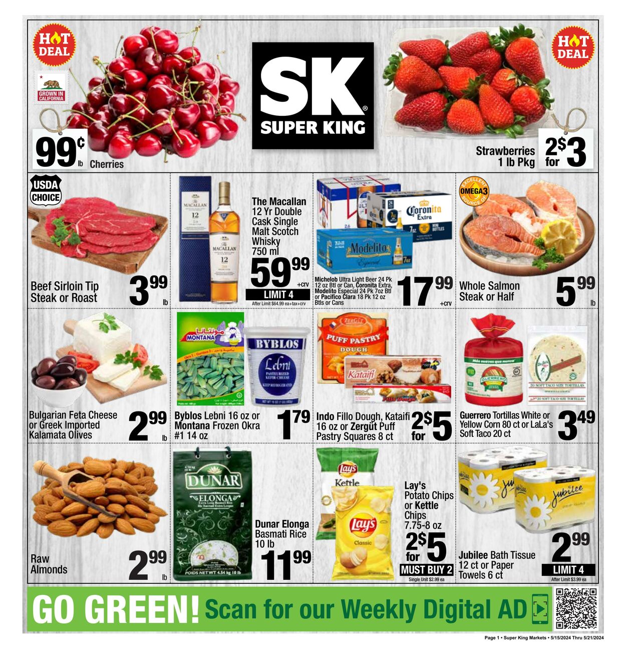 Weekly ad Super King Markets - sc May 16, 2024 - May 22, 2024
