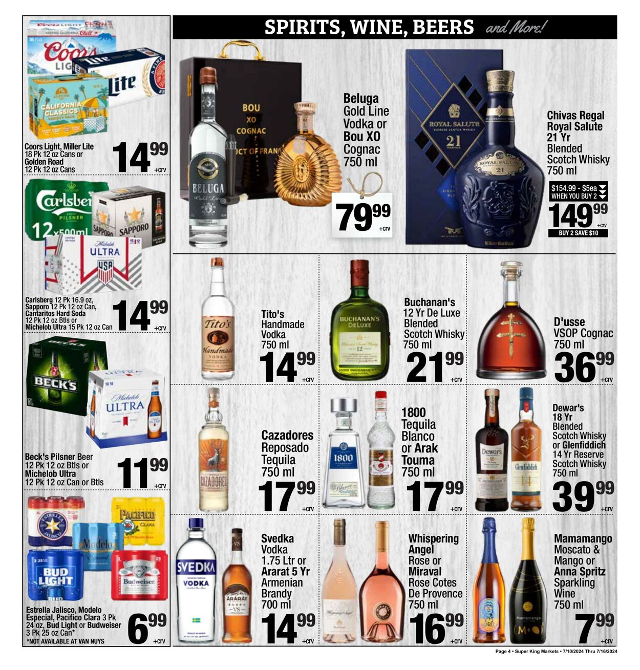 Weekly ad Super King Markets 07/11/2024 - 07/17/2024