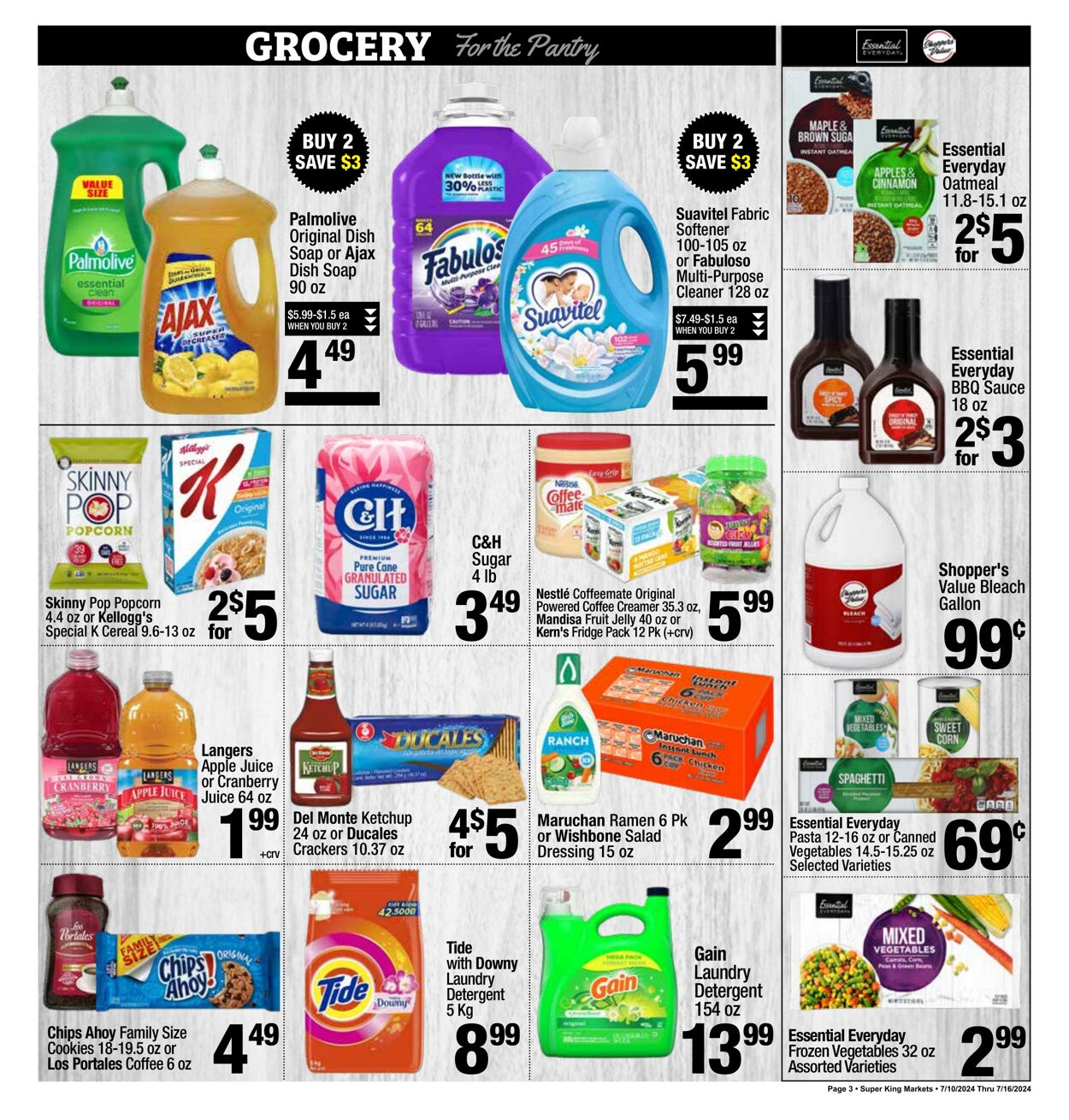 Weekly ad Super King Markets 07/11/2024 - 07/17/2024