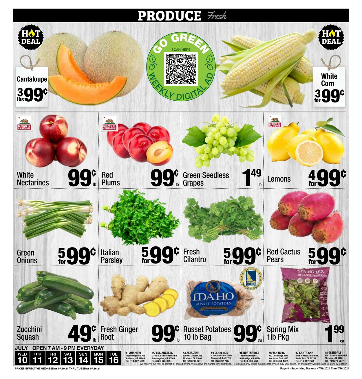 Weekly ad Super King Markets 07/11/2024 - 07/17/2024